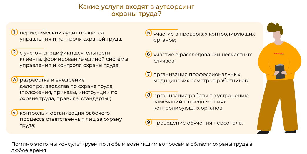 аутсорсинг по безопасности и охране труда